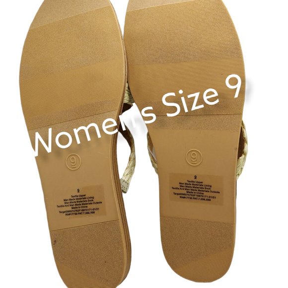 Universal Thread Flat Slide Sandal Women's Size 9 - Picture 5 of 5